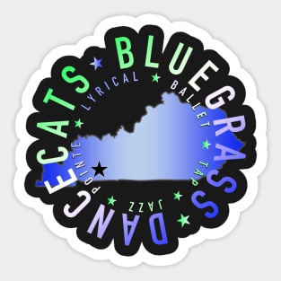 Bluegrass State with Dance Styles Sticker